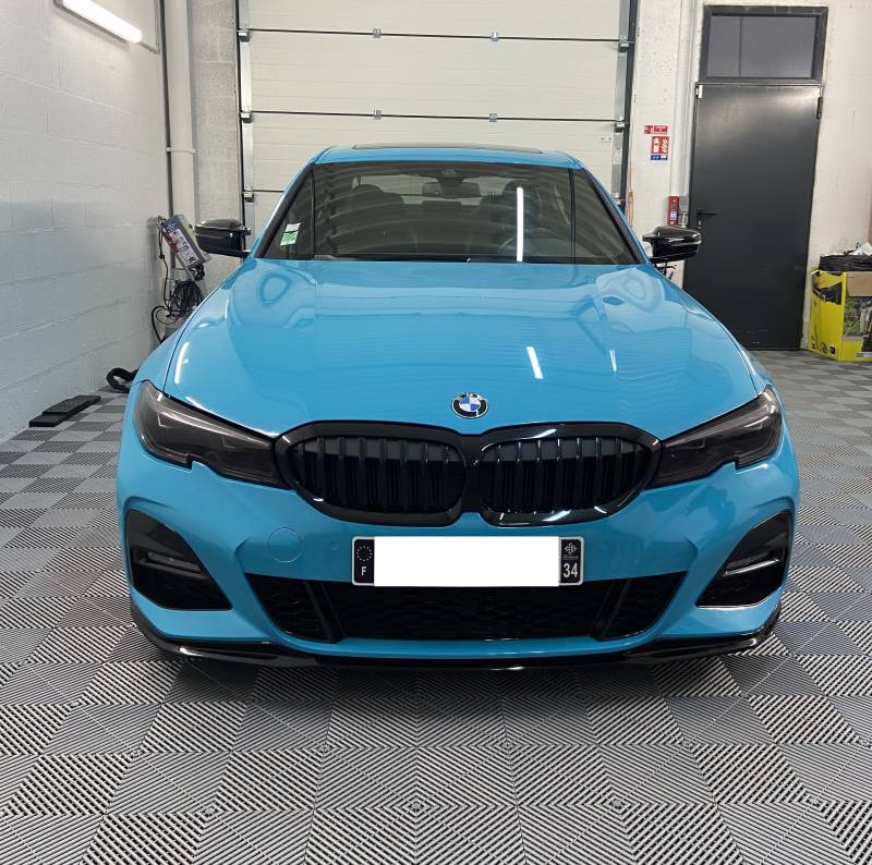Covering complet BMW 330i G20 Bleu Miami à Fleurieu-sur-Saône