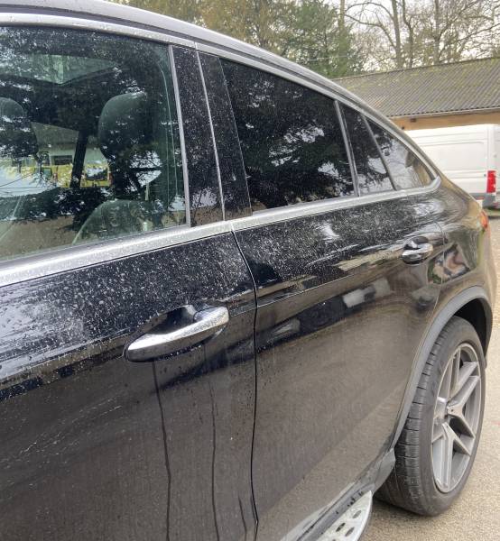 Polissage et traitement céramique d'un Mercedes GLE 350d à Reyrieux