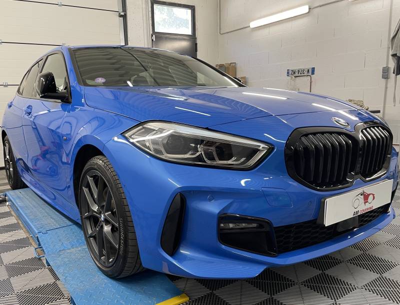 Polissage et traitement céramique d'une BMW serie 1 à Lyon