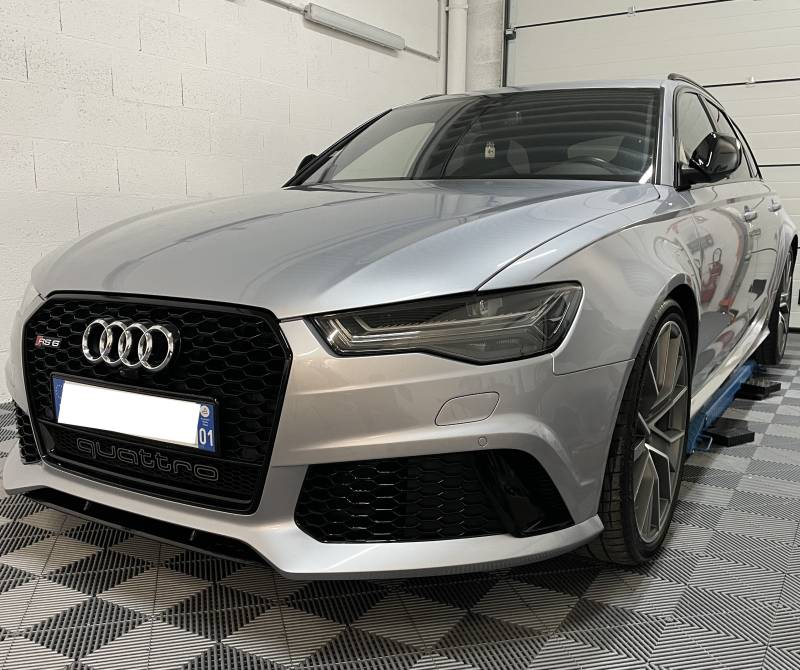 Traitement céramique sur Audi RS6 Performance à Fleurieu-sur-Saône