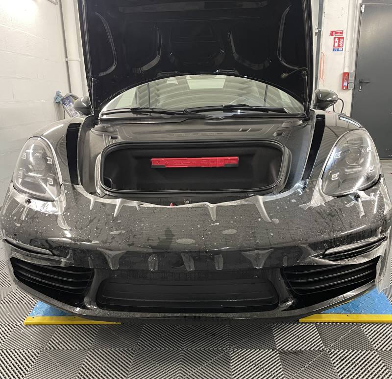 Pose PPF pare-chocs avant Porsche Boxster 718 Lyon