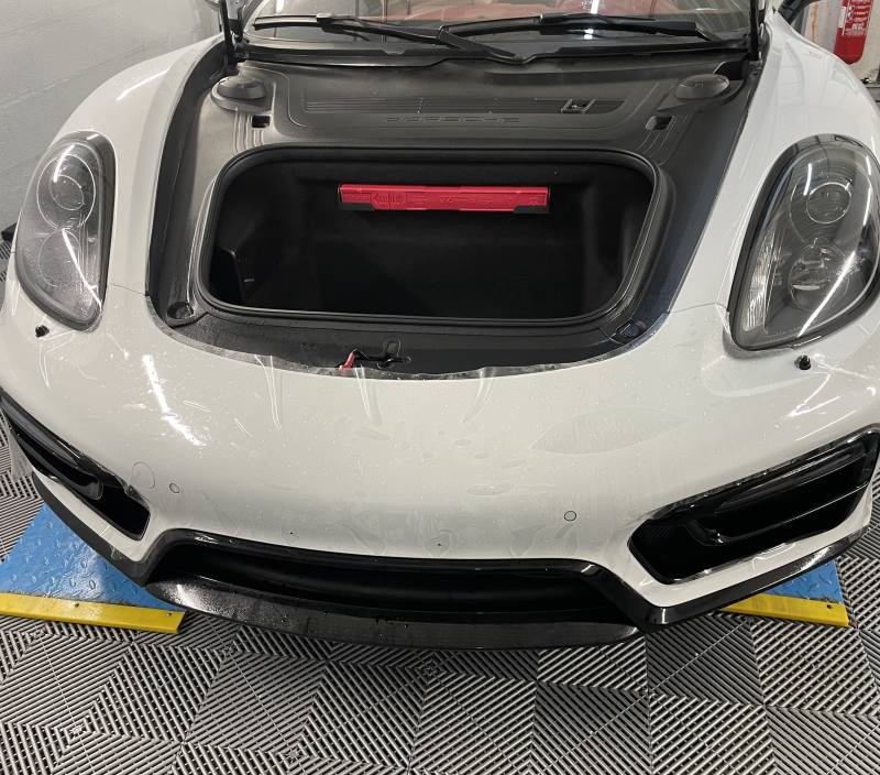 Pose PPF pare-chocs avant Porsche Cayman GTS